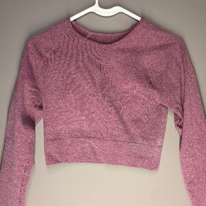 Ribbed workout crop top